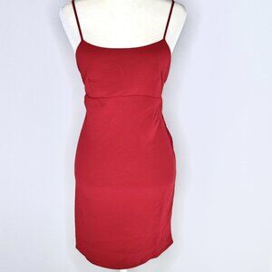 A New Day (Target) Dark Red Spaghetti Strap Mini Dress